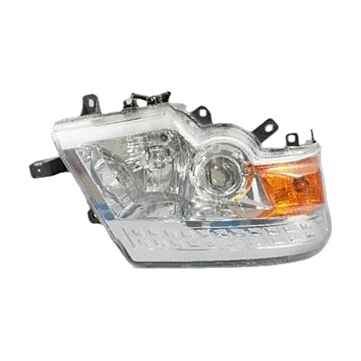 Headlamp Assembly &mdash; Clear lens, amber corner (MF-1-07)