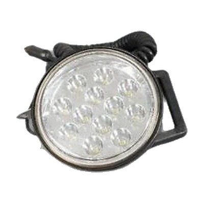 LED Work Lamp — Round &mdash; 12-LED, metal bracket (MF-1-22)