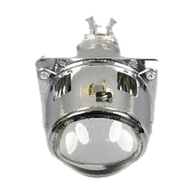 Projector Lens Module — Bullet Type &mdash; Chrome housing, clear lens (MF-7-03)