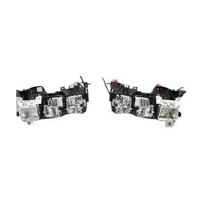 LED Module Pair &mdash; Black housing, twin lens (MF-8-08)